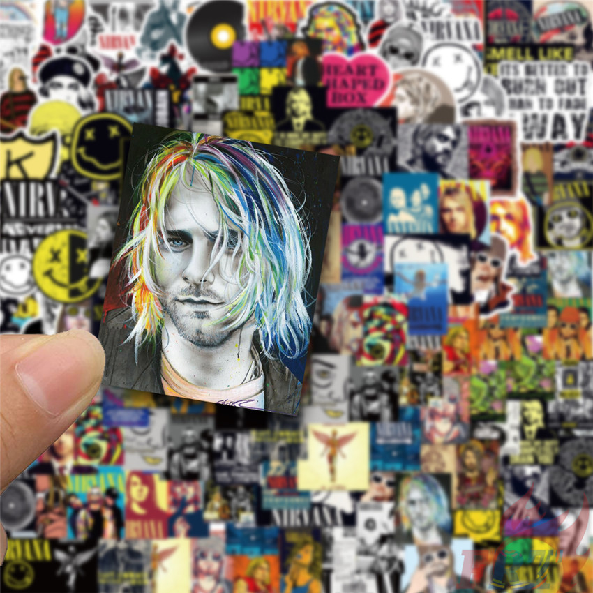 100ชิ้น/เซ็ต ❉ วงร็อค . สติ๊กเกอร์ NIRVANA Series 02 ❉ Diy แฟชั่นสติ๊กเกอร์กันน้ํา Doodle สติ๊กเกอร์ - รูปที่ 2