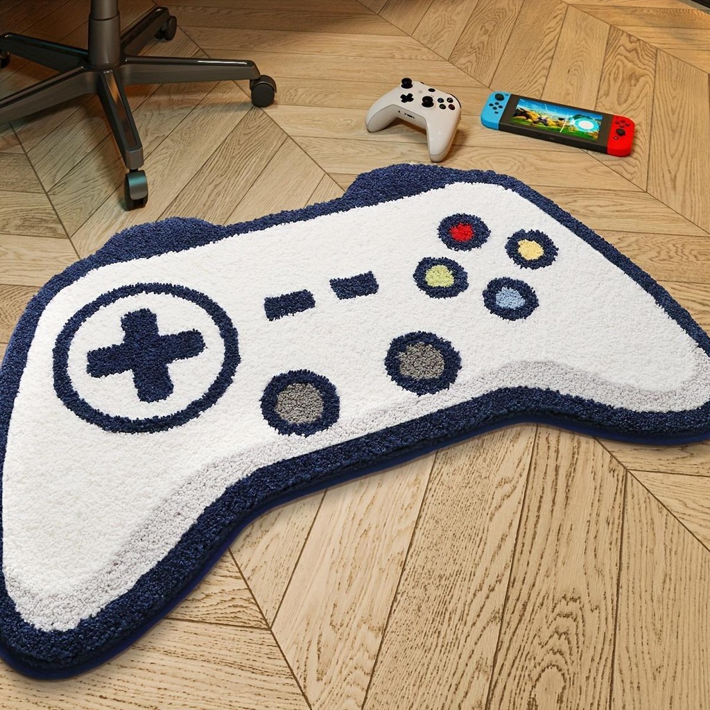 คอนโซลเกม เสื่อห้องน้ําขนปุย พรมปูพื้นห้องครัวดูดซับและแห้งเร็ว พรมปูพื้นทางเข้าประตูทางเข้าที่อ่อนนุ่มเป็นพิเศษ