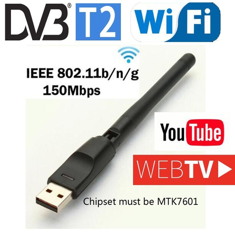 MTK 7601 RTL8188EU WIFI Dongle Wireless Network Adapter For Pc And Dvb T2 Tv Box