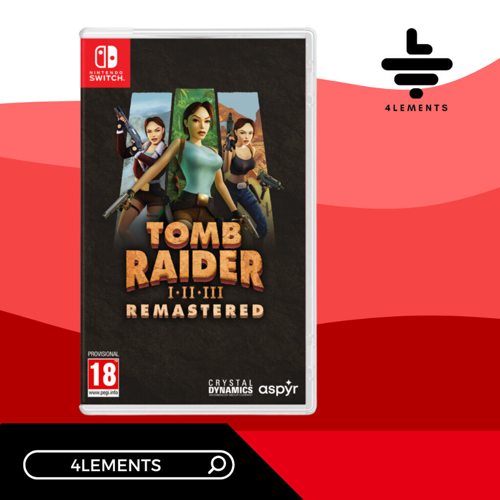 (พร้อมส่ง) SWITCH TOMB RAIDER I-II-III REMASTERED (EUR) (ENG)