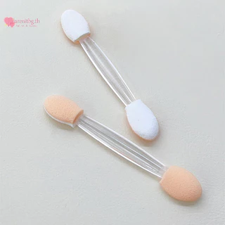 RENBG 20 ชิ้น Dual Sided อายแชโดว์ฟองน้ํา Applicators ทิ้ง Horaphic Chrome กระจกเล็บแปรงเล็บเครื่องมือ TH