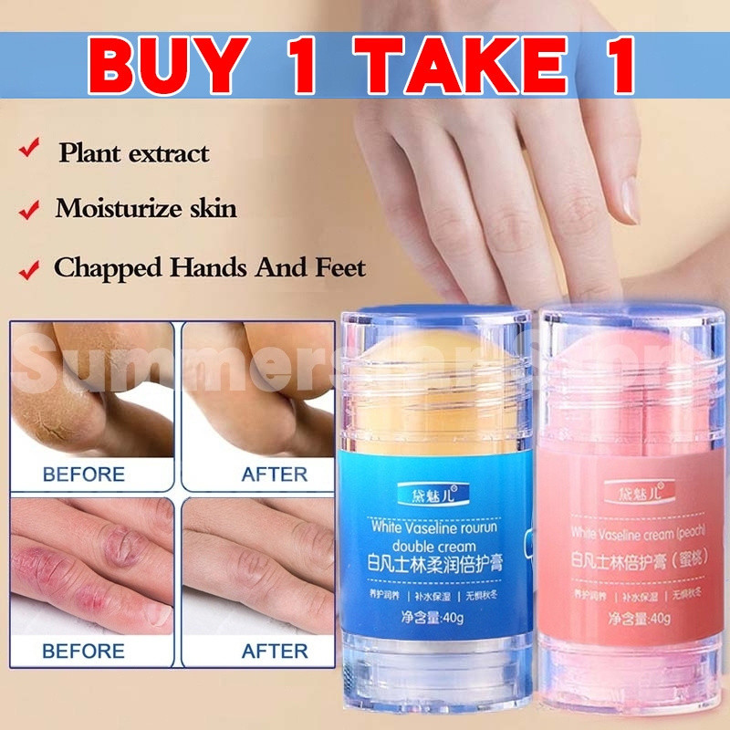 VASELINE วาสลีนครีมทาเท ้ ามือให ้ ความชุ ่ มชื ้ นผิว Anti-Cracking Anti-Drying Cracked Repair Skin Care 40g