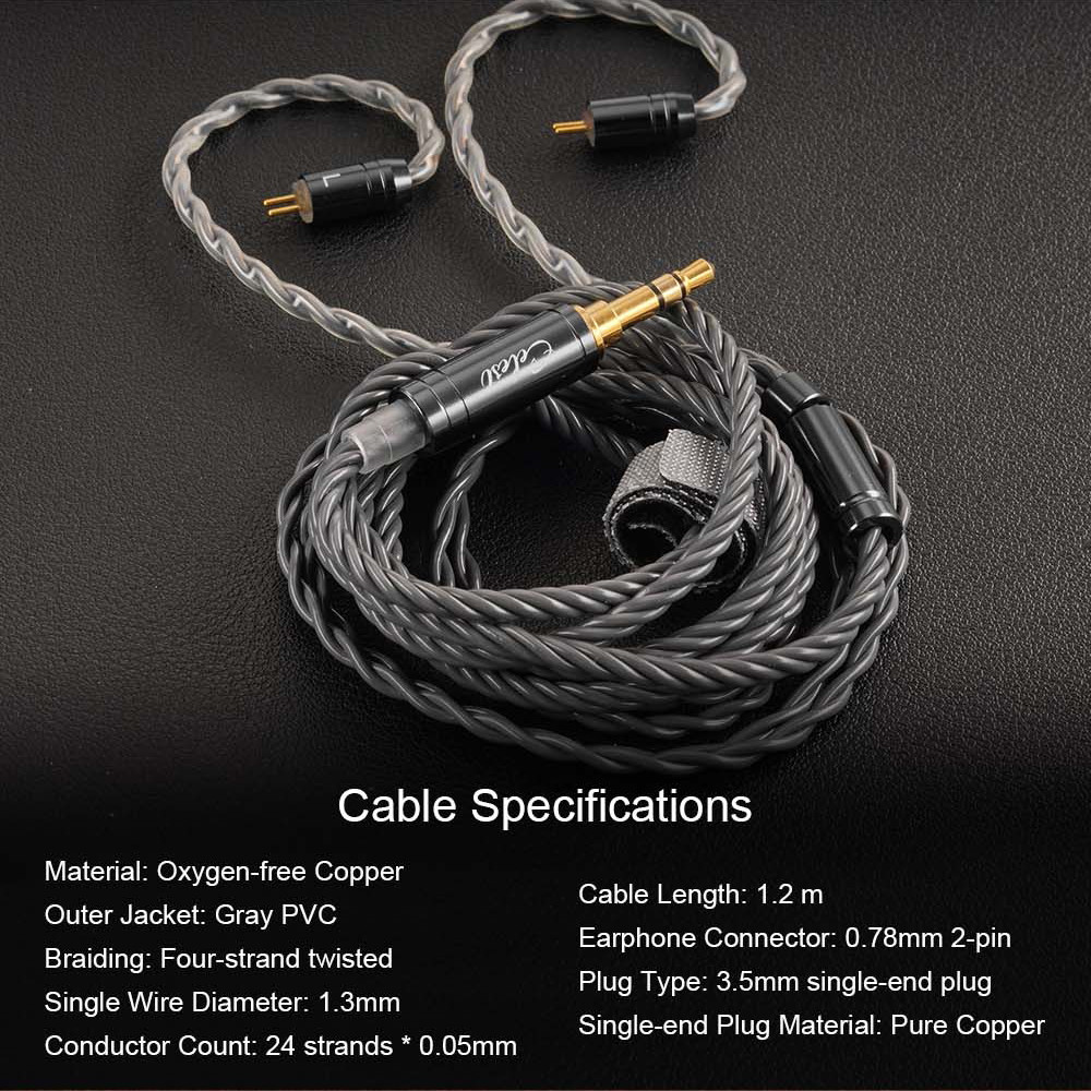 Kinera Celes Wyvern Abyss 10 มม.LCP Dynamic Driver หูฟังชนิดใส่ในหู HiFi Music หูฟังที่ถอดออกได้ 2Pin 3.5 มม. รูปที่ 6
