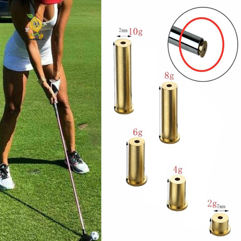 [mozh ] Golf Club Brass Shaft Tip Swing Weights สําหรับปรับอุปกรณ ์ เสริมส ่ วนประกอบไม ้ กอล ์ ฟ [TH ]
