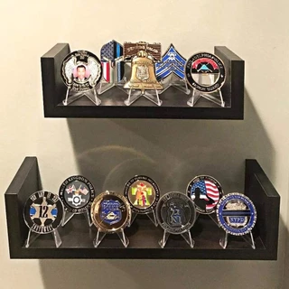 ขาตั้งพลาสติก Acrylic Coin Display Stand (Premium Quality) แท่นโชว์เหรียญอะ
