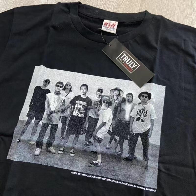 [ส่งจากไทย]เสื้อยืดผู้ชาย Truly Fedfe 2024เสื้อยืดผ้าฝ้ายเสื้อทรูลี่ ของแท้S-5XL