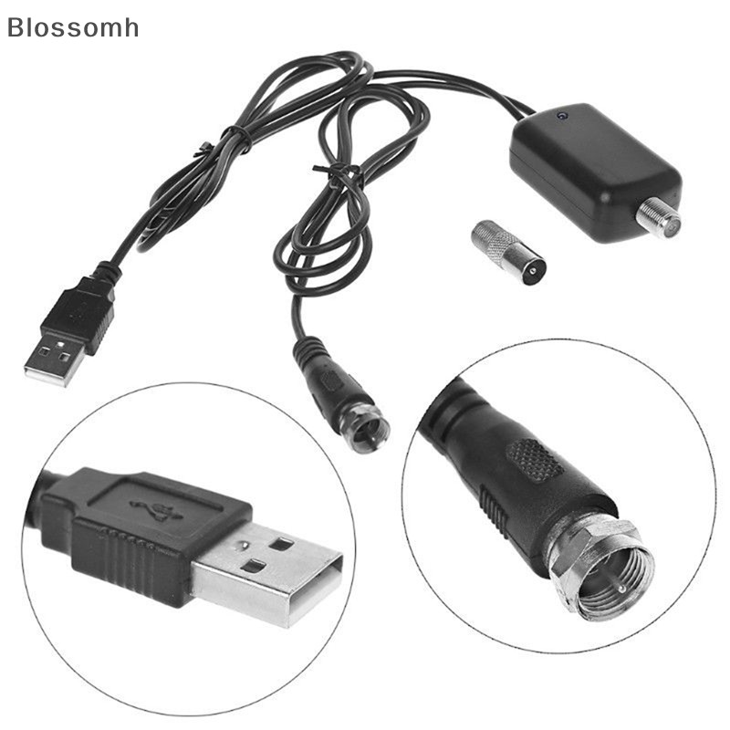 Blossomh Digital HDTV สัญญาณเครื ่ องขยายเสียง Booster สําหรับสายเคเบิลทีวี Fox เสาอากาศ HD Channel 25db ใหม ่