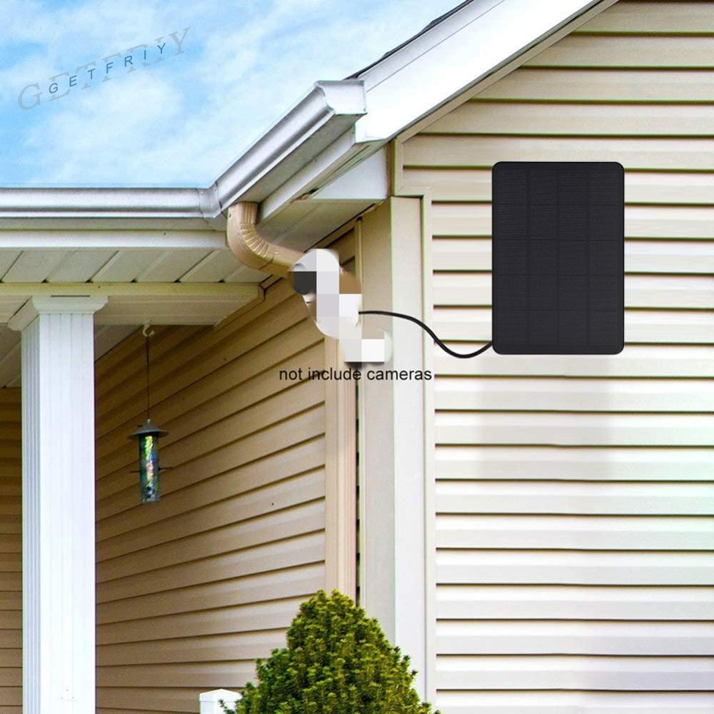 10w 5V Solar Panel Charger Type-C DC5521 Monocrystalline สําหรับไฟ Courtyard - [Getfriy.th ]