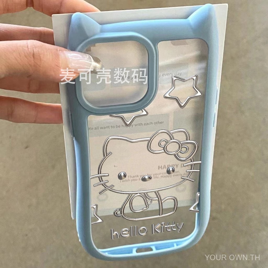 เคสโทรศัพท์ iPhone11 14ProMax 7Plus 8Plus 12ProMax XSMax X XS 13ProMax ลายหูแมว 3D น่ารัก การ์ตูน ป้องกันเต็มรูปแบบ กันกระแทก ดีไซน์สร้างสรรค์ ฝาครอบป้องกัน