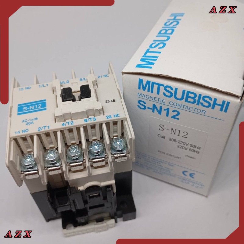 ราคาถูก! MITSUBISHI คอนแทคเตอร์มิตซูบิชิ SN-12 110V 220V 380V S-N12 SN12