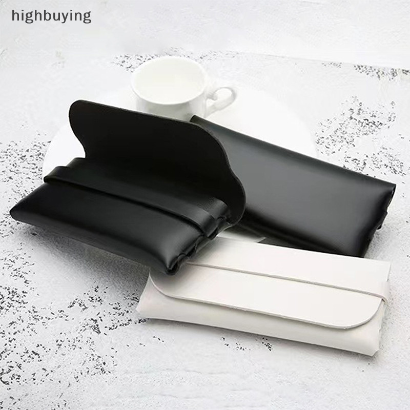 [ซื้อสูง] แว่นตากรณีผู้หญิงหนังแว่นตานุ่มกระเป๋าแฟชั่นแบบพกพาแว่นตากันแดดกล่องอุปกรณ์เสริมแว่นตากรณีแว่นตากันแดดกล่องหุ้นใ