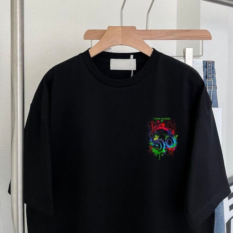 【My-T】 ขายดี ใหม่ เสื้อยืดแฟชั่น ทรงโอเวอร์ไซส์ ลายสกรีนสีสันสวยมาก เท่ๆ ผ้าcotton 100% สตรีท"YOUR DESTINY"