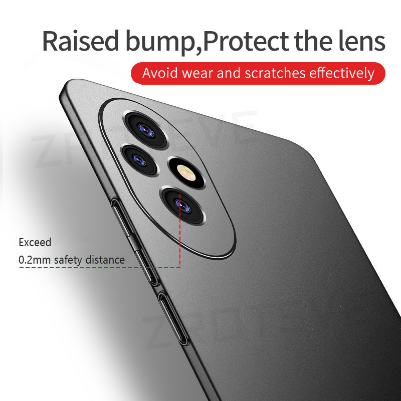 สําหรับ Honor200 Pro กรณี ZROTEVE Ultra Slim Frosted Hard PC สําหรับ Huawei Honor 200 400 Pro Honor400 5G Global เคสโทรศัพท์ - รูปที่ 4