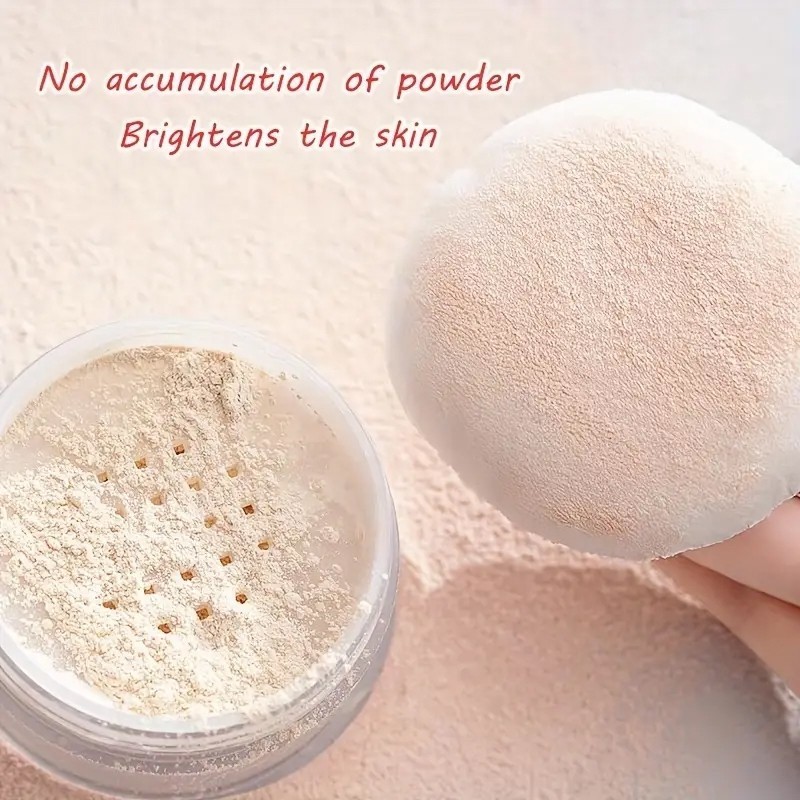 พัฟแต่งหน้าทรงกลมพร้อมริบบิ้นแป้งฝุ่น Applicators รูปที่ 2