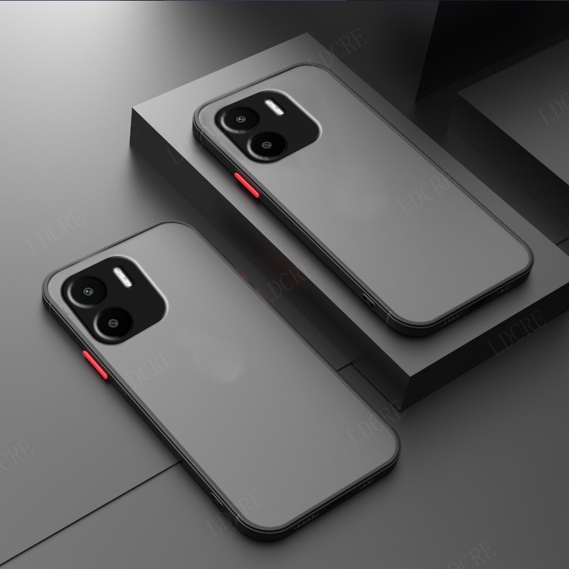 เคสขอบสีหลังด้าน สำหรับ Redmi Note12 5G/ 9 9A 9C 10C Note10 A1 A2Plus เคสกันกระแทก เคสหลังขุ่น Xiaomi 025
