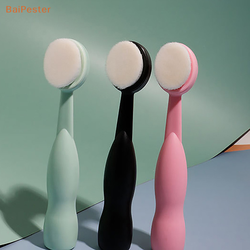 [BaiPester] Abs Facial Brush Deep Cleanser Blackhead Pore Exfoliaag แปรงนวดหน้า เครื่องมือล้างหน้าแบบพกพา