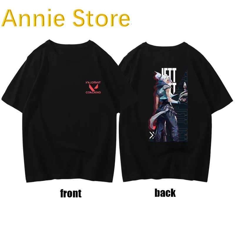 S-5XL ผู้ชาย valorant unisex Graphic T เสื้อ Gekko T เสื้อแฟนของขวัญแขนสั้นชาย streetwear Clothes