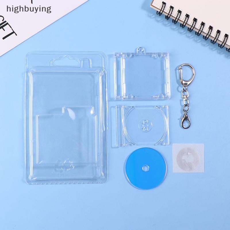 [ซื้อสูง] 1 ชุด NFC Functional CD Disc Case Peripheral อัลบั้มที่ระลึกที่ใส่กุญแจสําหรับ DIY กระเป๋าเป้สะพายหลังจี้สต็อกใหม่