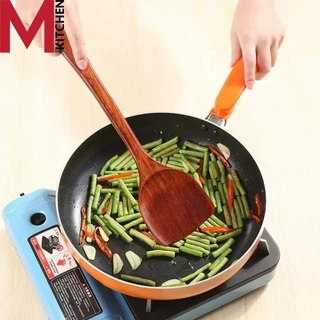 M KITCHEN ตะหลิว ตะหลิวไม้ 39 ซม ทนความร้อนได้ สำหรับกระทะเทปล่อน กระทะเคลือบหินอ่อน