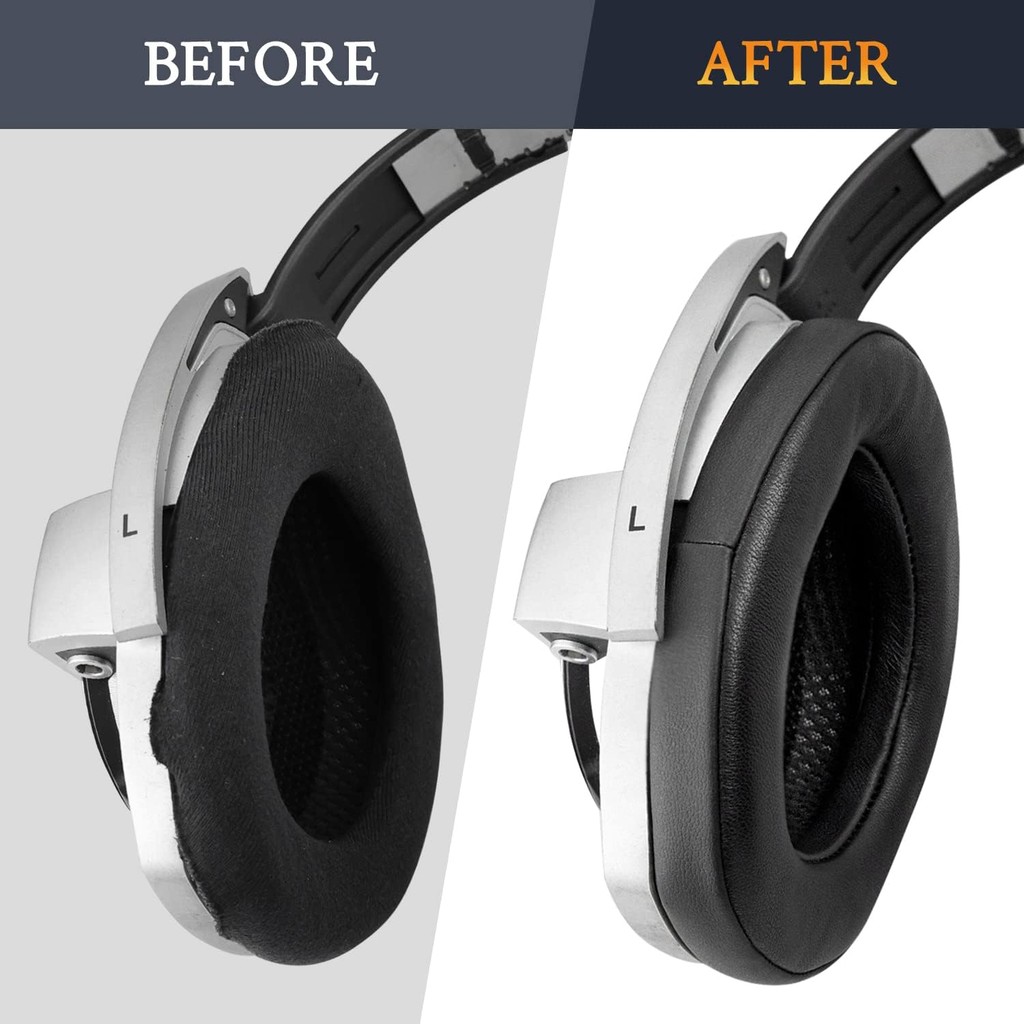 Hd800 หนังแกะแผ่นรองหูฟังสําหรับหูฟัง Sennheiser HD800S HD800