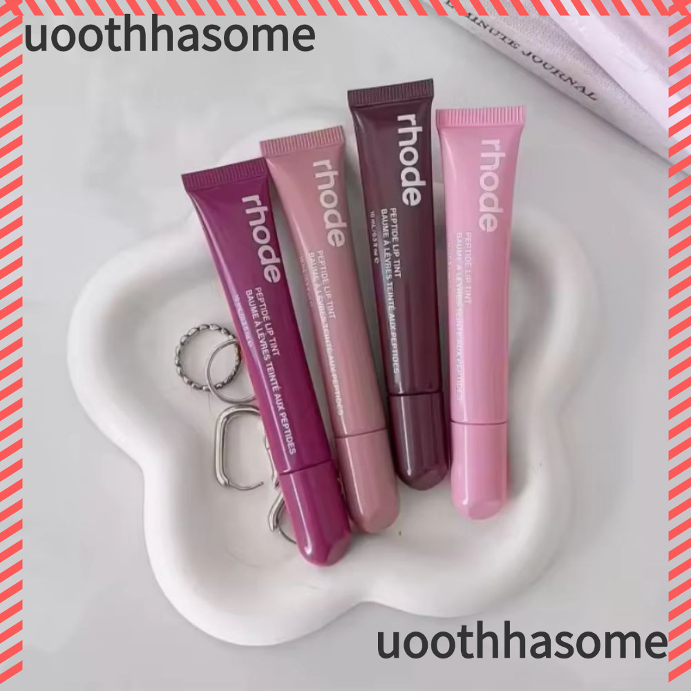 Uoothasome ลิปสติก, Rhode Moisturizing Lip Gloss, Shiny Hydrating Liquid Lip Makeup