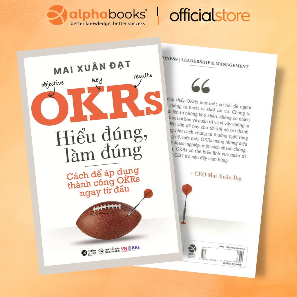 หนังสือ - OKRs - Understand Right, Do Right - แอพพลิเคชั่นที่สําเร็จ OKRs ขวาตั้งแต่เริ่มต้น (Alpha 