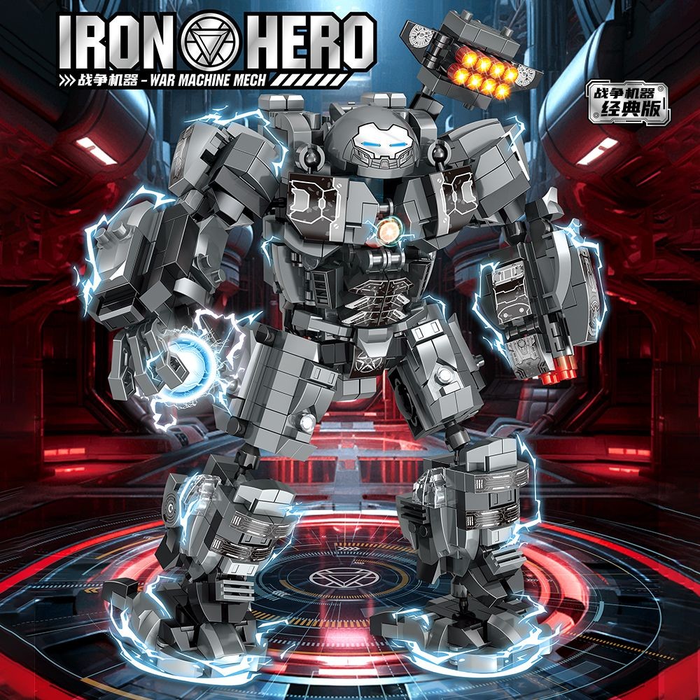 3322 คนเข้ากันได้กับ Lego anti-Hulk war machi3322 คนคอลเลกชันเข้ากันได้กับ Lego anti-Hulk war Robot 