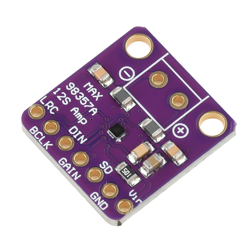 Diymore MAX98357 BGA I2S โมดูลเครื่องขยายเสียง/โมดูลเครื่องขยายเสียง Class D ไร้ตัวกรองรองรับ Raspberry Pi Esp32