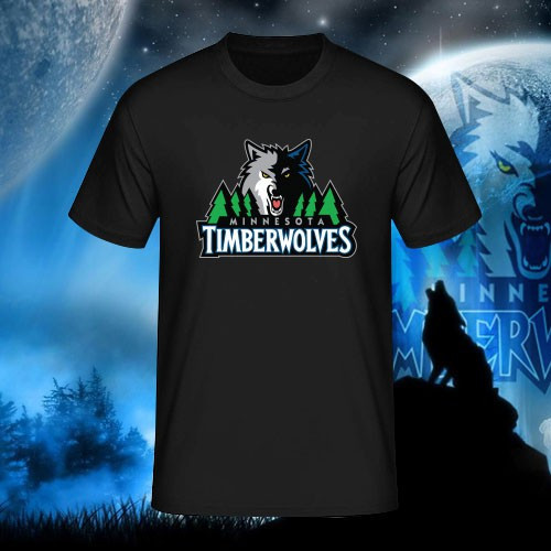 เสื้อยืด NBA Minnesota Timberwolves Basketball Club Team เสื้อยืด CS-557