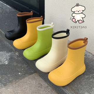 Xixitiao รองเท้าบูทกันฝน  กันน้ำมัน ผู้ชาย  แฟชั่น   ผู้หญิง…