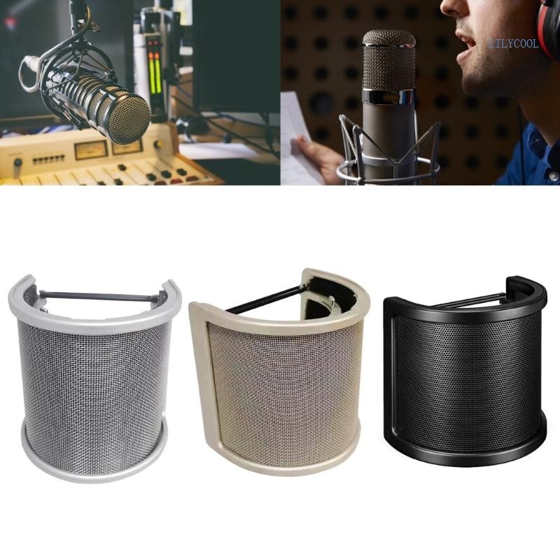 ตัวกรอง Popping ของCH สําหรับไมโครโฟน การบันทึกเสียงวิดีโอสตรีมมิ่งไมโครโฟน