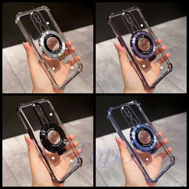 เคส OPPO F11 แบบขายึดถุงลมนิรภัยป้องกันการตกเคสโทรศัพท์แบบใส CDSJ