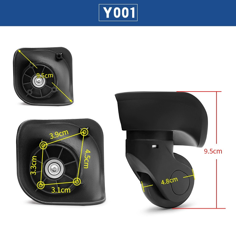 ล้อกระเป๋าเดินทาง A01 ล้ออเนกประสงค์ขนาดเล็ก JL-C039 กระเป๋าเดินทาง Roller ล้อ Minrong JL-602 ล้อ 00