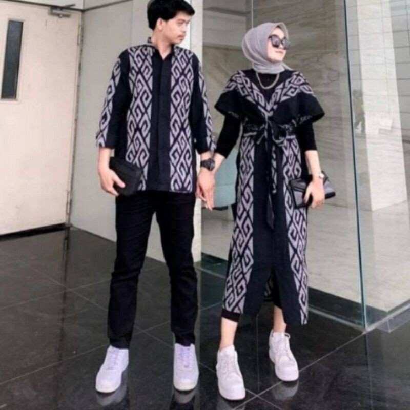 RAISA COUPLE BLACK WOVEN CLOTHES, WEDDING CLOTHES, OUTFIT ชีป17