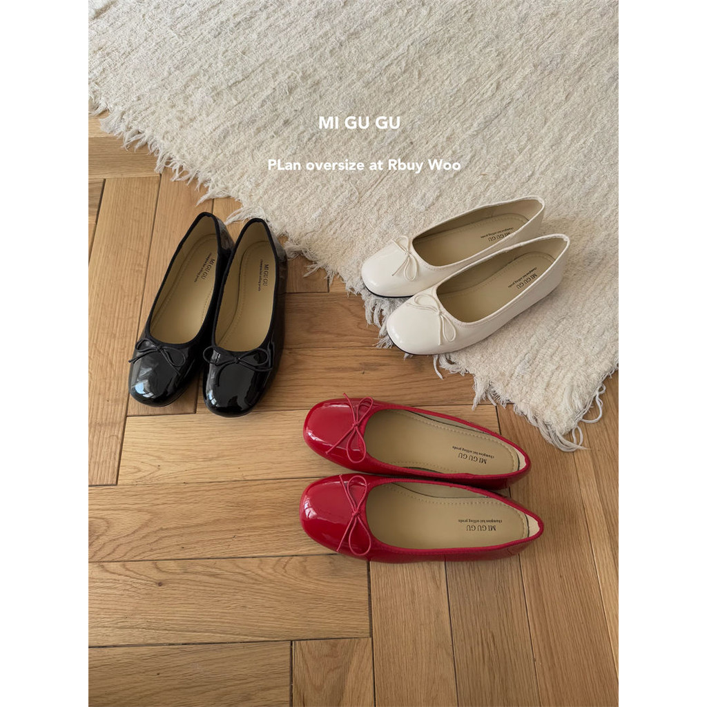 มิกูกูมิวัลเล่ย์ฤดูใบไม้ผลิปีใหม่แพนโบว์สีแดงสลิปเปอร์ผู้หญิงอายุต่ำกว่า417