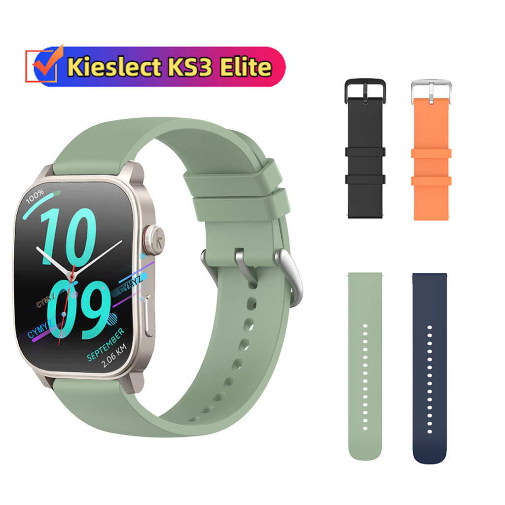 Kieslect KS 3 2 pro strap สายซิลิโคน Kieslect KS3 Elite strap สายรัดข้อมือกีฬา