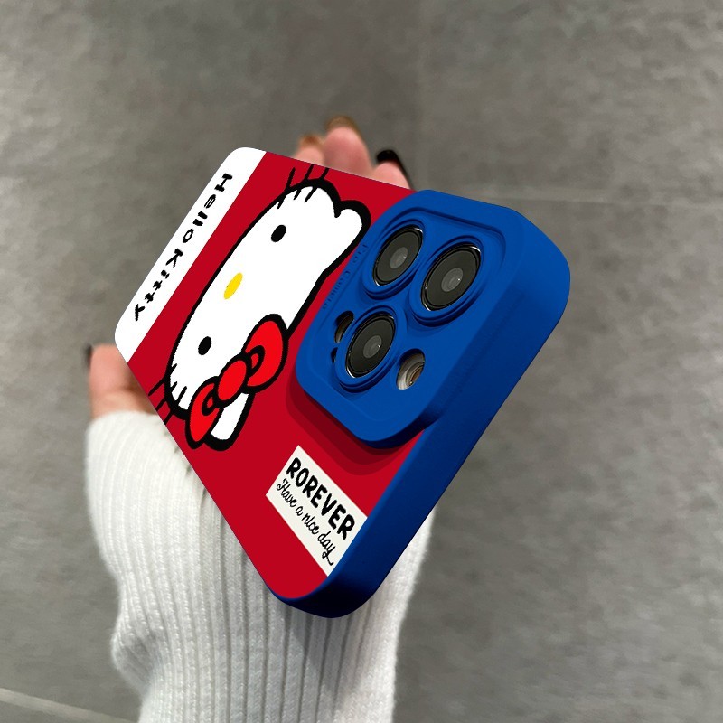 สไตล์ใหม่ 11 ความรู้สึกระดับไฮเอนด์ 14 เส้น Graffiti Pony Two-in-One เหมาะสําหรับ Apple 17promax เคสโทรศัพท์ x Creative 12 การ์ตูน 13 น่ารัก iPhone16 กันกระแทก 15 เคสป้องกัน