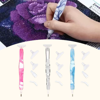 คูปองสุดคุ้ม！ ปากกาติดเพชร 15.5ซม.ปากกาภาพวาดเพชร เครื่องมือ DIY diamond painting pen toolkit