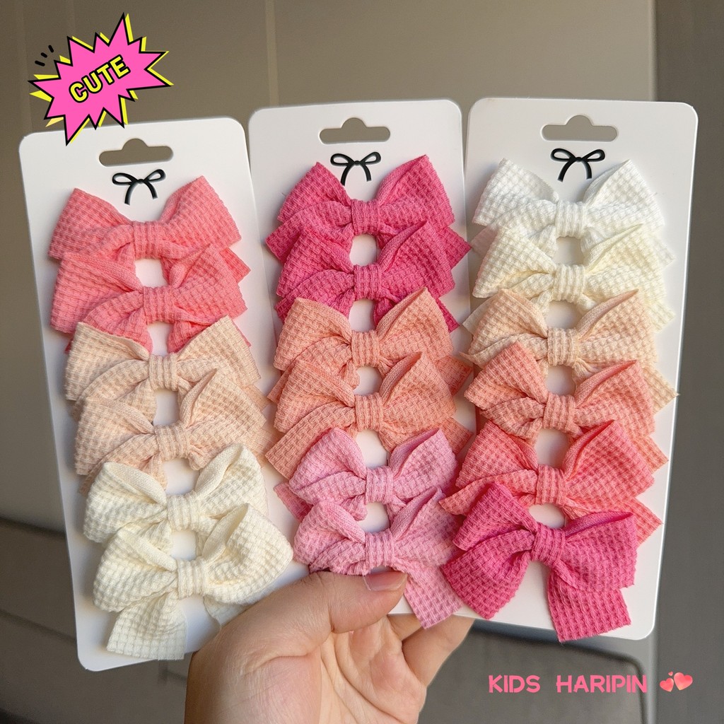 12ชิ้น/เซ็ตสาวหวานโบว์กิ๊บน่ารักริบบิ้นกิ๊บเด็กเจ้าหญิงสีทึบคลิปด้านข้างอุปกรณ์ผมเด็กของขวัญ
