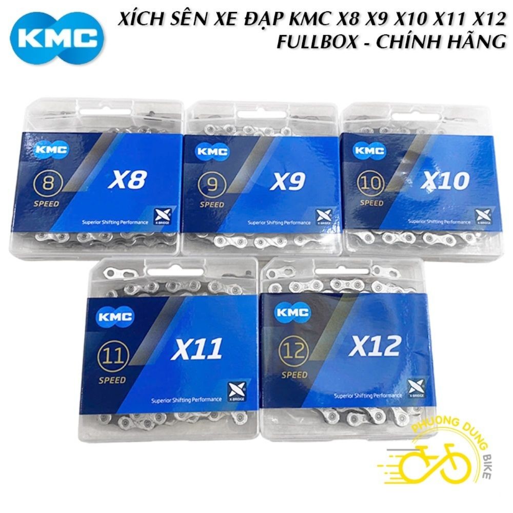KMC X8 X9 X10 X11 X12 Speed Bicycle Chain - FullBox ของแท้