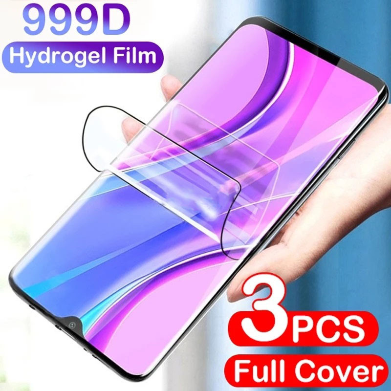 Tecno Camon40 3 ชิ้น 999D HD Clear Soft Hydrogel ฟิล์มสําหรับ Tecno Spark 30 30C Go 1S Camon 40 Prem