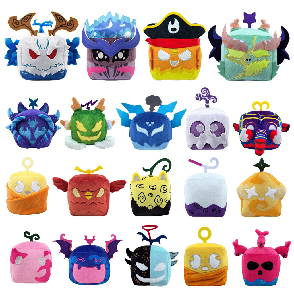 ตุ๊กตา robox ตุ๊กตาอนิเมะบ็อกซ์ฟรุ๊ต กล่องผลปีศาจ roblox toy