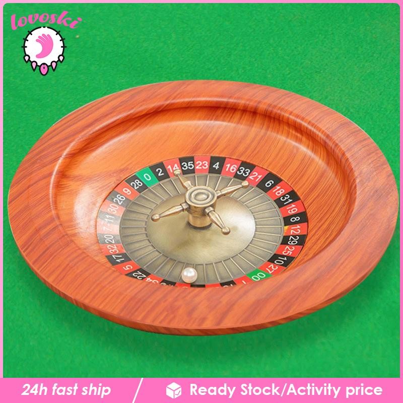 [Lovoski] Roulette Wheel Tabletop เกมปาร์ตี้การศึกษาหมุนได้สําหรับ Gathering