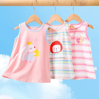 ชุดเดรสแขนกุดสำหรับเด็กผู้หญิง - ชุดเดรสเด็กทารกฤดูร้อน, ผ้า…