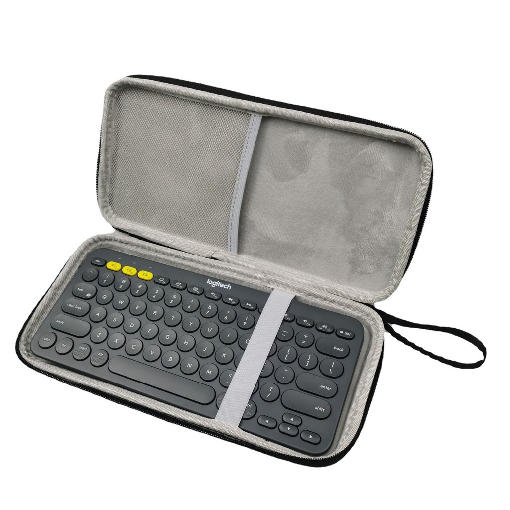 กระเป๋าใส่คีย์บอร์ดสำหรับ Logitech K380เคสแข็งแบบพกพาไร้สาย Apple miaocontrol Keyboard Storage BAG