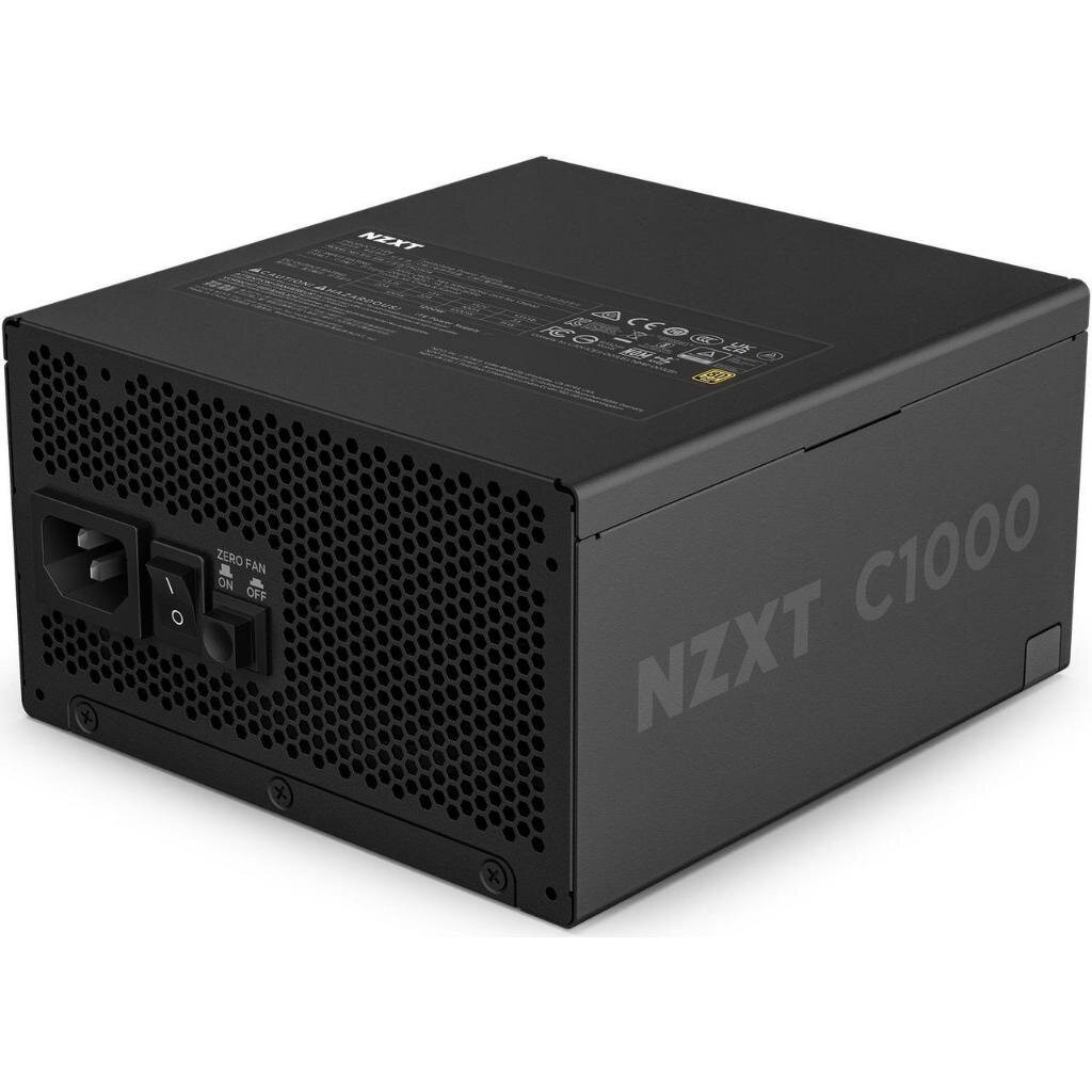 Power Supply NZXT C1000 Gold 1000W ฺBlack ATX 3.1 & PCIe 5.0 Ready White 80Plus Gold : PA-0G2BB-US
