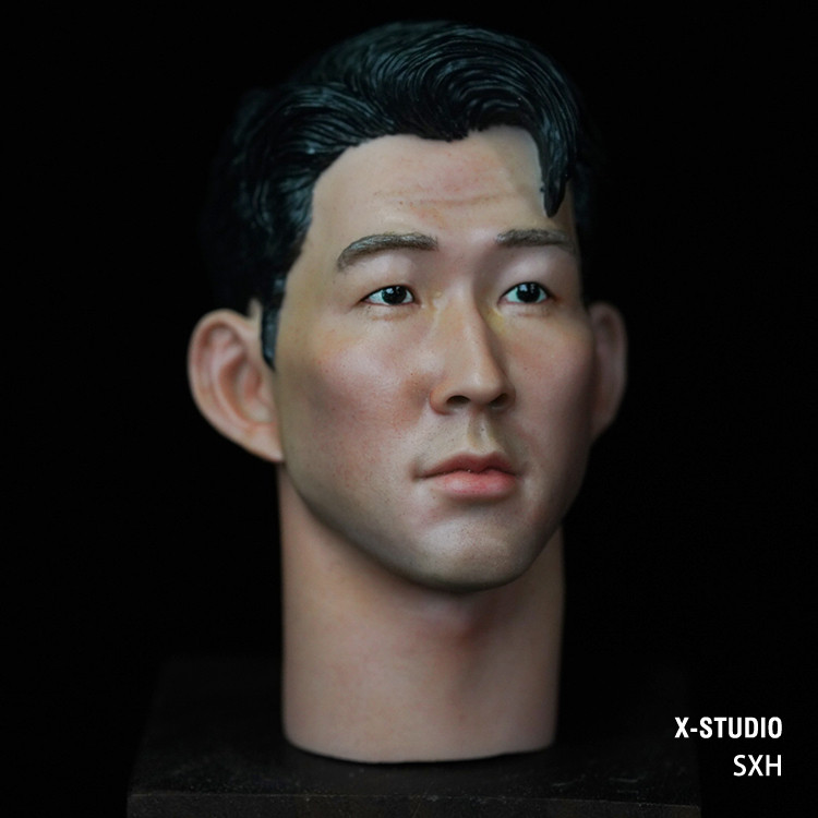 [Premium] Ready Stock 1/6 Football Star Sun Xingxing Head Carving