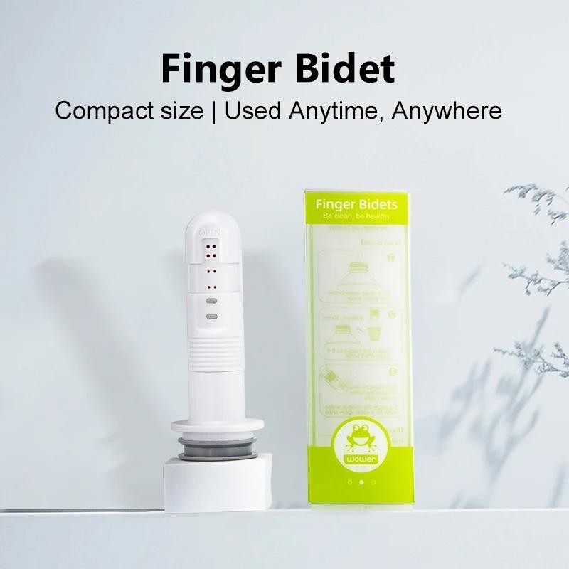 1/2 ชิ้นแบบพกพา Bidets สําหรับทําความสะอาดส่วนบุคคล Travel แบบพกพา Shattaf Bidet Sprayer สุขอนามัย Care 8 หลุมควบคุม Bidets Sprayer