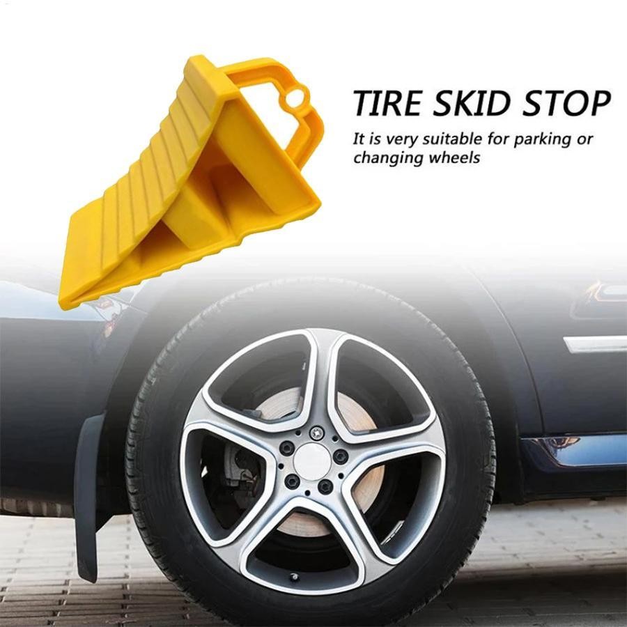Heavy Duty ล้อรถ Chock ที่จอดรถ Stopper/ที่จอดรถ Limiter/รถที่จอดรถบล็อก Antislip ที่จอดรถ locator ส