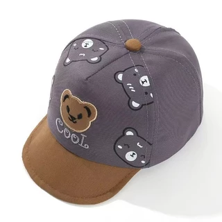 หมวกเด็ก ไม่ถึง 1ขวบ หมวกแก๊ปลายหมี พร้อมส่งจากไทย